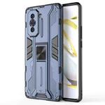 For Huawei Nova 10 4G Supersonic PC + TPU Shock-proof Protective Phone Case with Holder(Dark Blue)