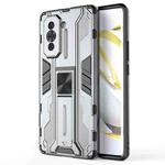For Huawei Nova 10 4G Supersonic PC + TPU Shock-proof Protective Phone Case with Holder(Grey)