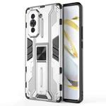 For Huawei Nova 10 4G Supersonic PC + TPU Shock-proof Protective Phone Case with Holder(Silver)