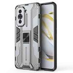 For Huawei Nova 10 Pro 4G Supersonic PC + TPU Shock-proof Protective Phone Case with Holder(Grey)
