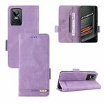 For OPPO RealmeGT Neo3 Magnetic Clasp Flip Leather Phone Case(Purple)