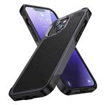 PC + TPU Shockproof Protective Phone Case For iPhone 14 Pro Max(Grey+Black)