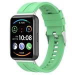 For Huawei Watch Fit 2 Tire Tread Watch Band(Mint Green)