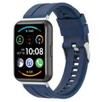 For Huawei Watch Fit 2 Tire Tread Watch Band(Dark Blue)