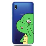 For Galaxy A10 Lucency Painted TPU Protective(Funny Dinosaur)