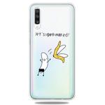 For Galaxy A50 Lucency Painted TPU Protective(Banana)