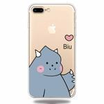 For iPhone 7Plus / 8Plus Lucency Painted TPU Protective(Caring Monster)