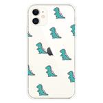 For iPhone 11 Lucency Painted TPU Protective(Mini Dinosaur)