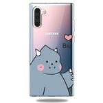 For Galaxy Note 10 Lucency Painted TPU Protective(Caring Monster)