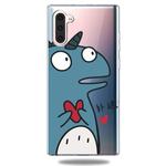 For Galaxy Note 10 Lucency Painted TPU Protective(Loving Dinosaur)