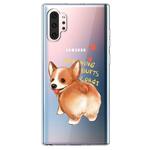 For  Galaxy Note 10 Plus Lucency Painted TPU Protective(Corgi)