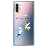 For  Galaxy Note 10 Plus Lucency Painted TPU Protective(Banana)