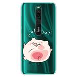 For Xiaomi Redmi Note 8 Lucency Painted TPU Protective(Hit The Face Pig)