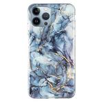 For iPhone 13 Pro Max IMD Marble Pattern TPU Phone Case (Grey)