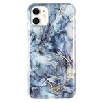 For iPhone 11 IMD Marble Pattern TPU Phone Case (Grey)