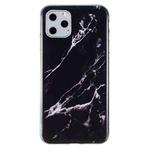 For iPhone 11 Pro Max IMD Marble Pattern TPU Phone Case (Black)
