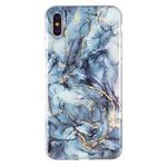 IMD Marble Pattern TPU Phone Case For iPhone XS Max(Grey)