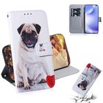 For Xiaomi Redmi K30 3D Colored Drawing Horizontal Flip Leather Case with Holder & Card Slot & Wallet(Pug)