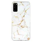 For Samsung Galaxy S20 5G IMD Marble Pattern TPU Phone Case(White)
