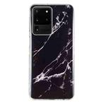 For Samsung Galaxy S20 Ultra 5G IMD Marble Pattern TPU Phone Case(Black)
