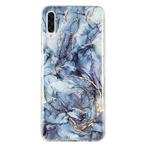 For Samsung Galaxy A50 IMD Marble Pattern TPU Phone Case(Grey)