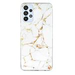 For Samsung Galaxy A53 5G IMD Marble Pattern TPU Phone Case(White)