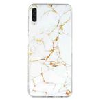 For Samsung Galaxy A70 IMD Marble Pattern TPU Phone Case(White)