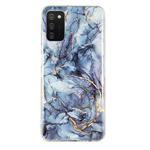 For Samsung Galaxy A02s IMD Marble Pattern TPU Phone Case(Grey)