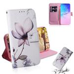 For Galaxy S10 Lite (A91) 3D Colored Drawing Horizontal Flip Leather Case with Holder & Card Slot & Wallet(Magnolia)