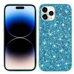 For iPhone 14 Pro Glitter Powder TPU Phone Case(Blue)