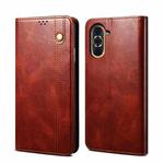 For Huawei Nova 10 4G Oil Wax Crazy Horse Texture Leather Phone Case(Brown)