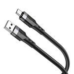 Borofone BU35 USB to Type-C Influence Charging Data Cable, Length:1.2m(Black)