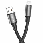 Borofone BX82 Micro USB to USB Bountiful Charging Data Cable, Length:1m(Black)