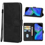 For TCL 20 R 5G Leather Phone Case(Black)