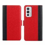 For OnePlus 9RT 5G Ostrich Texture Flip Leather Phone Case(Red)