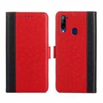 For ZTE Libero 5G Ostrich Texture Flip Leather Phone Case(Red)