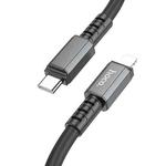 hoco X85 20W USB-C / Type-C to 8 Pin Strength PD Charging Data Cable，Length：1m(Black)