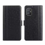 For Asus Zenfone 8 ZS590KS Ostrich Texture Flip Leather Phone Case(Black)