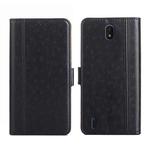 For Nokia C01 Plus / C1 2nd Editon Ostrich Texture Flip Leather Phone Case(Black)