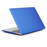 Laptop Matte Style Protective Case For MacBook Pro 13.3 inch A2338 2022(Dark Blue)