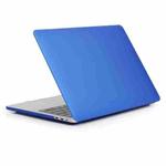 Laptop Matte Style Protective Case For MacBook Air 13.6 inch A2681 2022(Dark Blue)