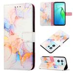 For OPPO Reno8 Pro PT003 Marble Pattern Flip Leather Phone Case(LS004)