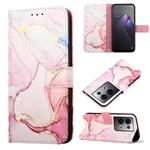 For OPPO Reno8 Pro+ PT003 Marble Pattern Flip Leather Phone Case(LS005)