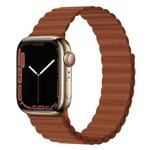 Silicone Magnet Watch Band For Apple Watch Series 8&7 41mm / SE 2&6&SE&5&4 40mm / 3&2&1 38mm(Brown)