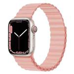 Silicone Magnet Watch Band For Apple Watch Series 8&7 41mm / SE 2&6&SE&5&4 40mm / 3&2&1 38mm(Vintage Rose)