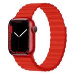 Silicone Magnet Watch Band For Apple Watch Series 8&7 41mm / SE 2&6&SE&5&4 40mm / 3&2&1 38mm(Red)