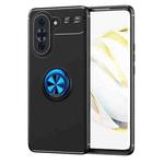 For Huawei Nova 10/Nova 10 Pro Metal Ring Holder TPU Phone Case(Black+Blue)