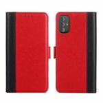 For Motorola Moto G Power 2022 Ostrich Texture Flip Leather Phone Case(Red)