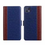 For Motorola Moto G50 5G Ostrich Texture Flip Leather Phone Case(Blue)