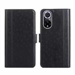 For Huawei nova 9 Ostrich Texture Flip Leather Phone Case(Black)